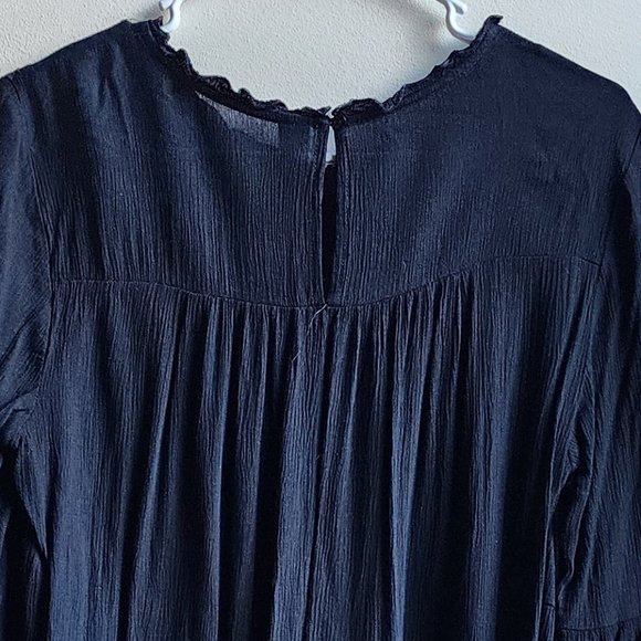 Old Navy Black Peasant Jersey Size Medium - Picture 11 of 13